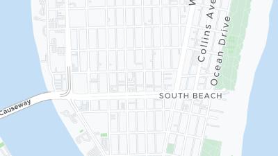 Hotel location map