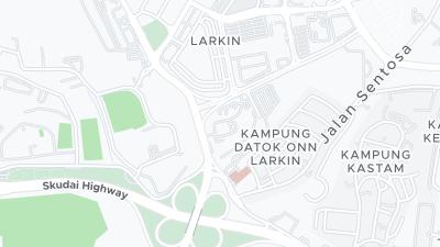 Mapa de localização do hotel