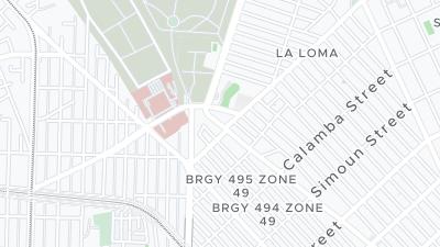 Mapa de localização do hotel