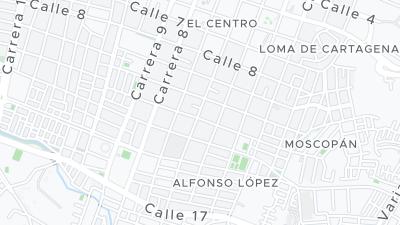 Plan de localisation de l'hôtel
