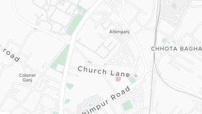 Hotel location map
