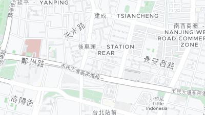 Hotel location map