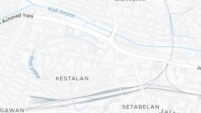 Mapa de localização do hotel