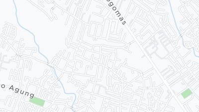 Kaart met de situering van het hotel