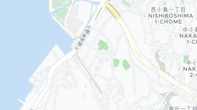 Mapa de localização do hotel