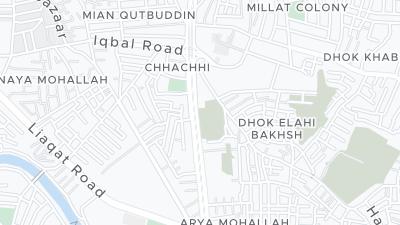 Hotel location map