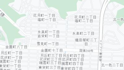 Kaart met de situering van het hotel