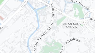 Mapa de localização do hotel