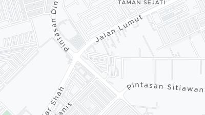 Kaart met de situering van het hotel