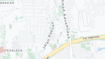 Hotel location map