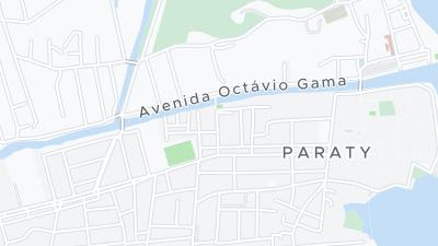 Kaart met de situering van het hotel