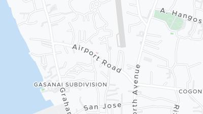 Kaart met de situering van het hotel