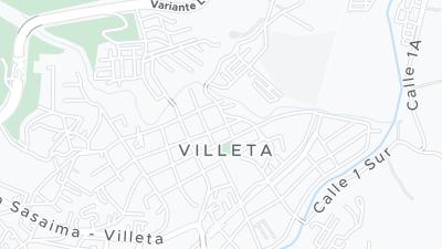 Kaart met de situering van het hotel