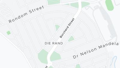 Kaart met de situering van het hotel