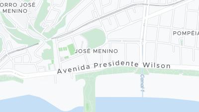 Mapa de localização do hotel