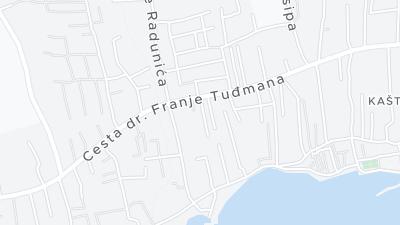 Mapa de localização do hotel