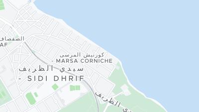 Mapa de localização do hotel