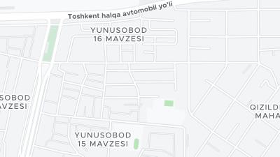 Hotel location map