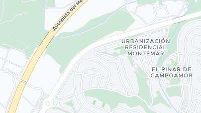 Mapa de localização do hotel