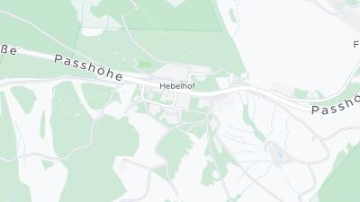 Mapa de localização do hotel