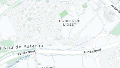 Hotel location map