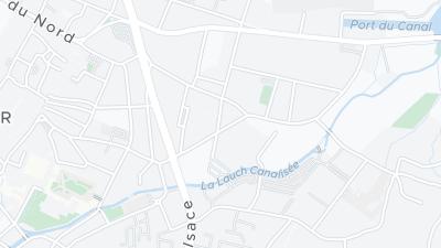 Hotel location map