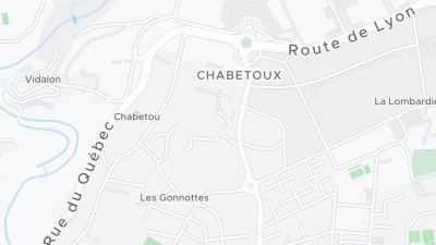 Hotel location map