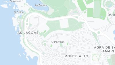 Mapa de localização do hotel