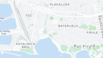Mapa de localização do hotel