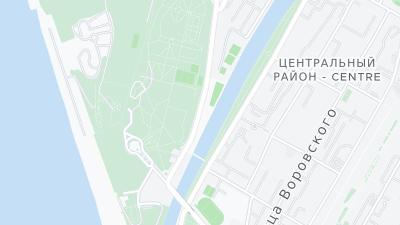 Kaart met de situering van het hotel