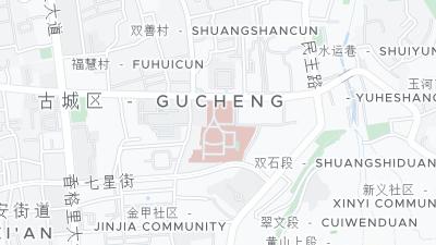 Kaart met de situering van het hotel