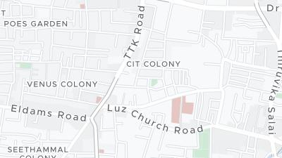 Mapa de localização do hotel