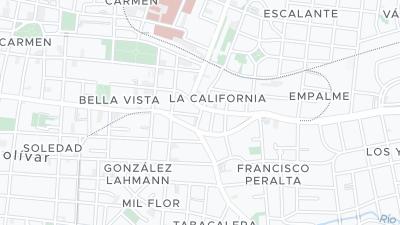 Hotel location map