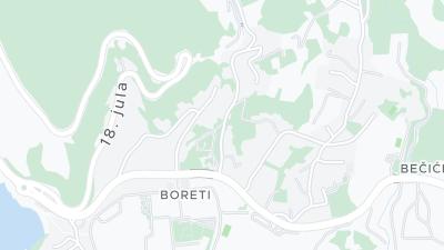 Hotel location map