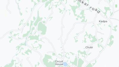 Mapa de localização do hotel