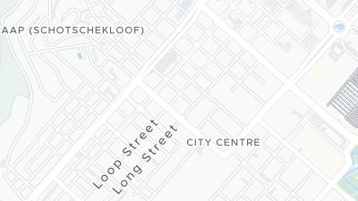 Kaart met de situering van het hotel