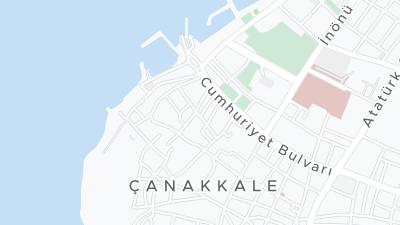 Kort over hotellets beliggenhed