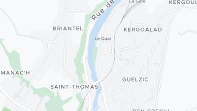 Mapa de localização do hotel