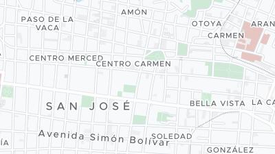 Hotel location map
