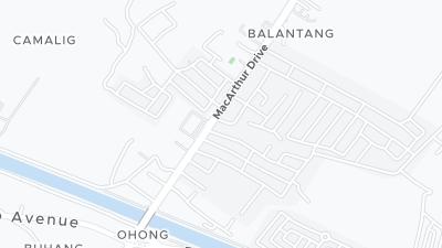 Mapa de localização do hotel