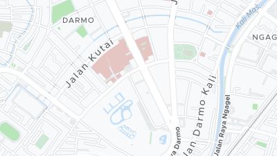 Kort over hotellets beliggenhed