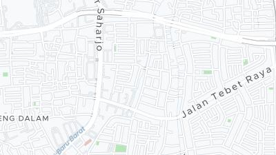 Mapa de localização do hotel