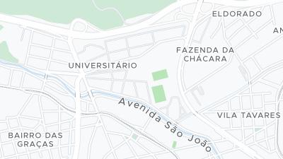 Mapa de localização do hotel