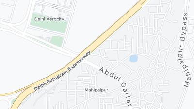 Mapa de localização do hotel