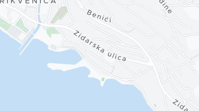 Hotel location map