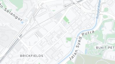 Mapa de localização do hotel