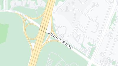 Kaart met de situering van het hotel