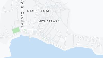 Mapa de localização do hotel