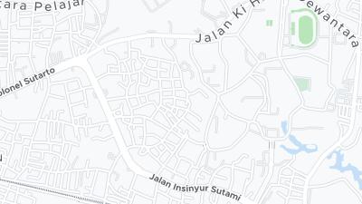 Mapa de localização do hotel