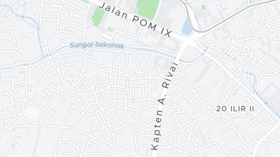 Hotel location map
